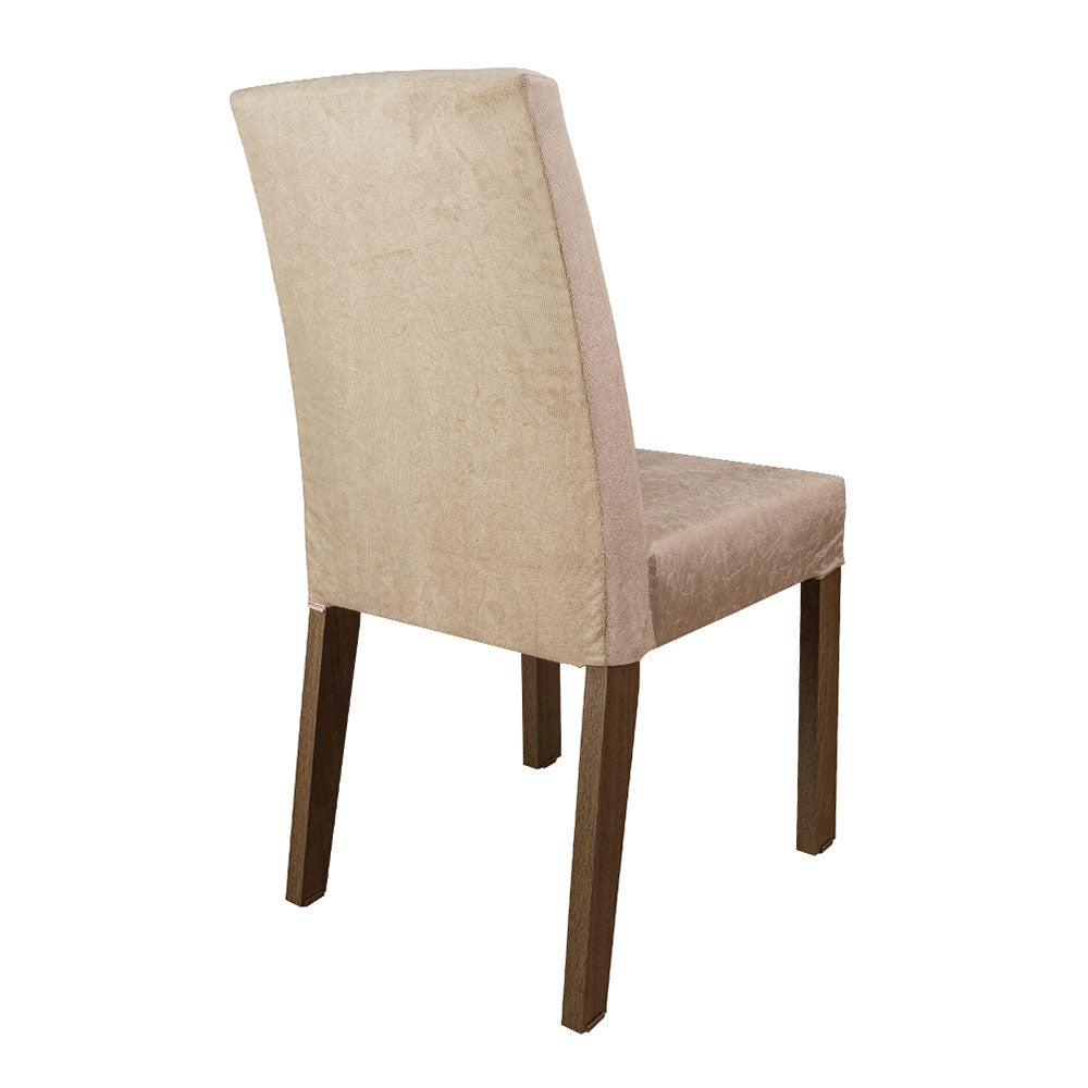 Conjunto Sala de Jantar Madesa Luli Mesa Tampo de Vidro com 2 Cadeiras Rustic/Imperial