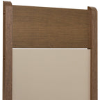 Conjunto Sala de Jantar Mesa Tampo de Madeira 4 Cadeiras Rustic/Crema/Bege Angel Madesa