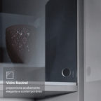 Armário de Cozinha Completa Suspenso 300cm Cinza Nice Madesa 07