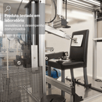 Conjunto Sala de Jantar Madesa Talita Mesa Tampo de Madeira com 4 Cadeiras Rustic/Crema/Floral Hibiscos