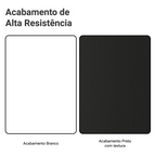 Guarda-Roupa Casal Madesa Mônaco 3 Portas de Correr Branco/Preto