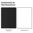 Guarda-Roupa Solteiro Madesa Denver 2 Portas de Correr Preto/Branco
