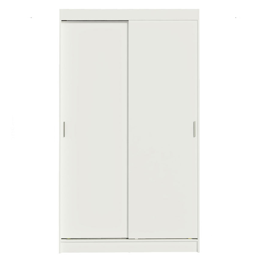 Guarda-Roupa Solteiro 2 Portas de Correr 2 Gavetas Branco Tokio Madesa