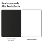 Guarda-Roupa Solteiro Madesa Tokio 2 Portas de Correr com Espelho 2 Gavetas Preto/Branco