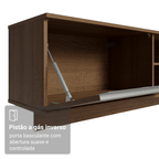 Rack Suspenso para TV até 80 Polegadas 218 cm 2 Portas Rustic Glamy Madesa