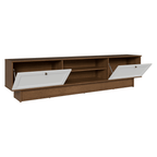 Rack para TV até 80 Polegadas 218 cm 2 Portas Rustic/Branco Vik Madesa