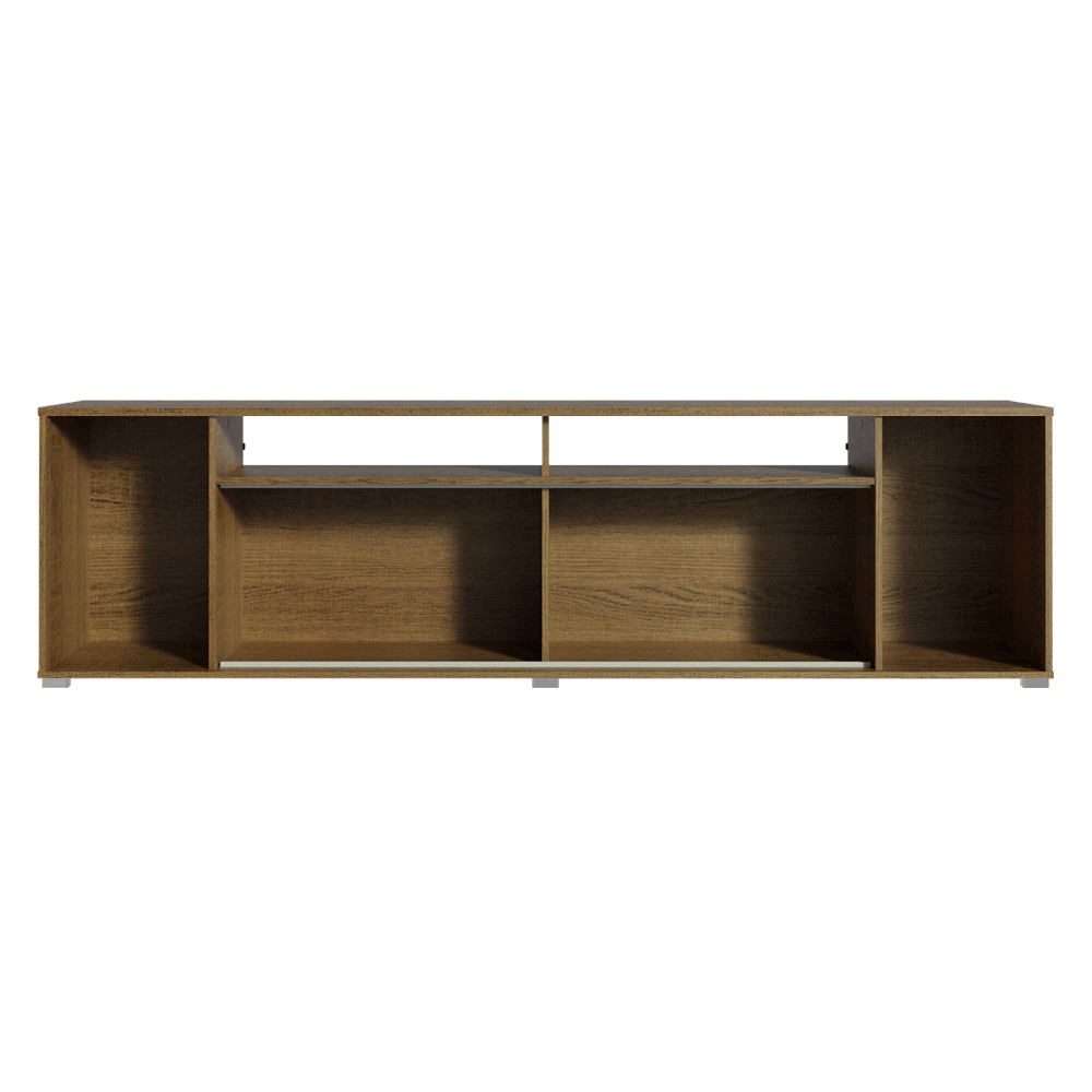 Rack para TV até 65 Polegadas Madesa Cancun Rustic/Preto