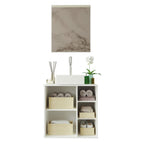 Armário Gabinete com Espelho para Banheiro 60cm Branco Madesa