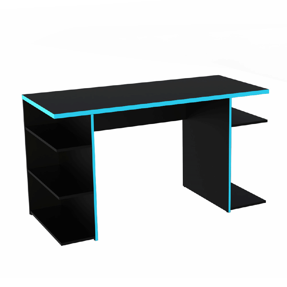Mesa para Computador Gamer Madesa 9409 Preto/Azul