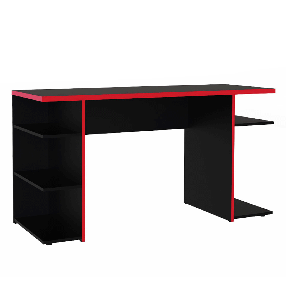 Mesa para Computador Gamer Madesa 9409 Preto/Vermelho