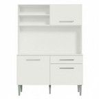 Armário de Cozinha Compacta 120cm Branco Life Madesa