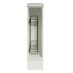 Balcão Porta-Temperos 20 x 60 cm (Com Tampo) para Cozinhas Branco Madesa