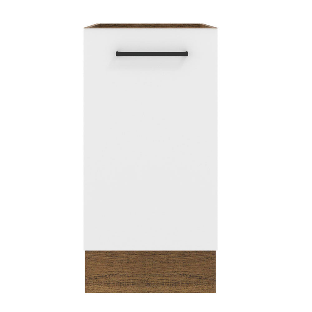 Balcão Madesa Agata 40 x 60 cm 1 Porta (Sem Tampo) Rustic/Branco