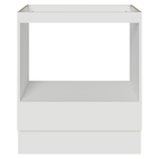 Balcão para Forno/Micro-ondas 70 x 60 cm 1 Gaveta (Sem Tampo) Branco Madesa