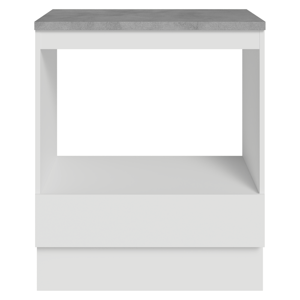 Balcão para Forno/Micro-ondas 70 x 60 cm 1 Gaveta (Com Tampo) Branco Madesa