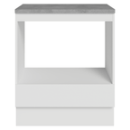 Balcão para Forno/Micro-ondas 70 x 60 cm 1 Gaveta (Com Tampo) Branco Madesa