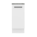 Balcão Madesa Agata 35 cm 1 Porta Branco