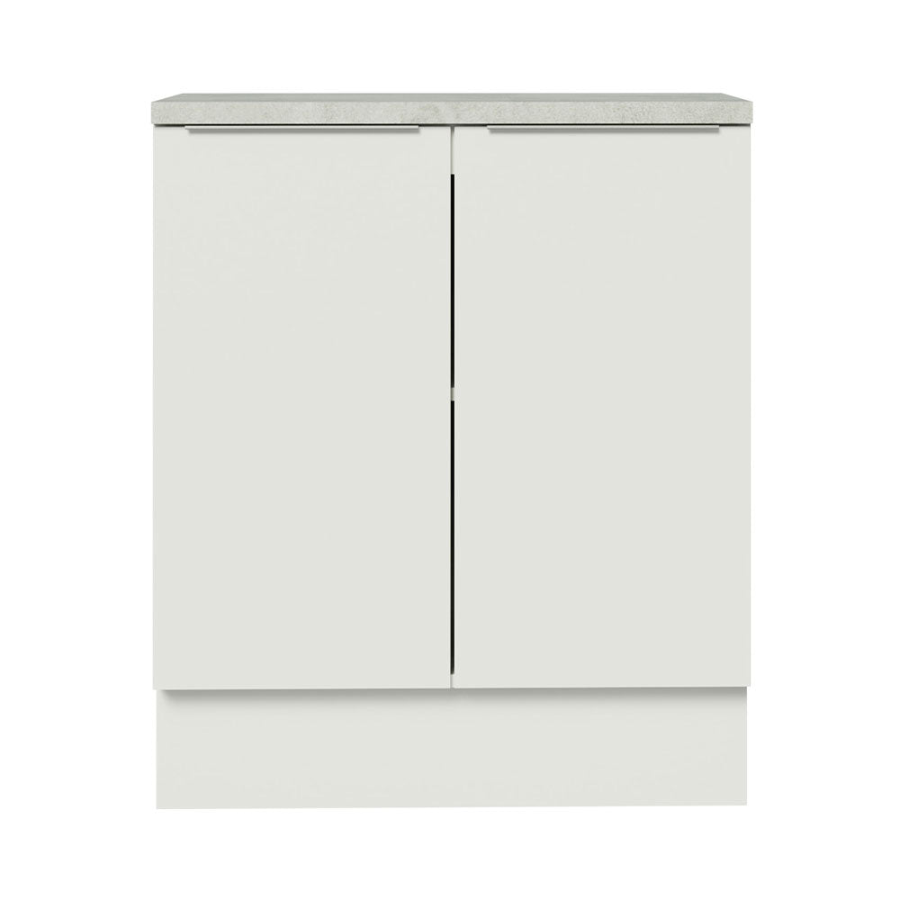 Balcão de Cozinha Madesa Stella 70 cm 2 Portas Branco
