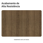 Armário Aéreo 100 cm 1 Porta Basculante Rustic Glamy Madesa