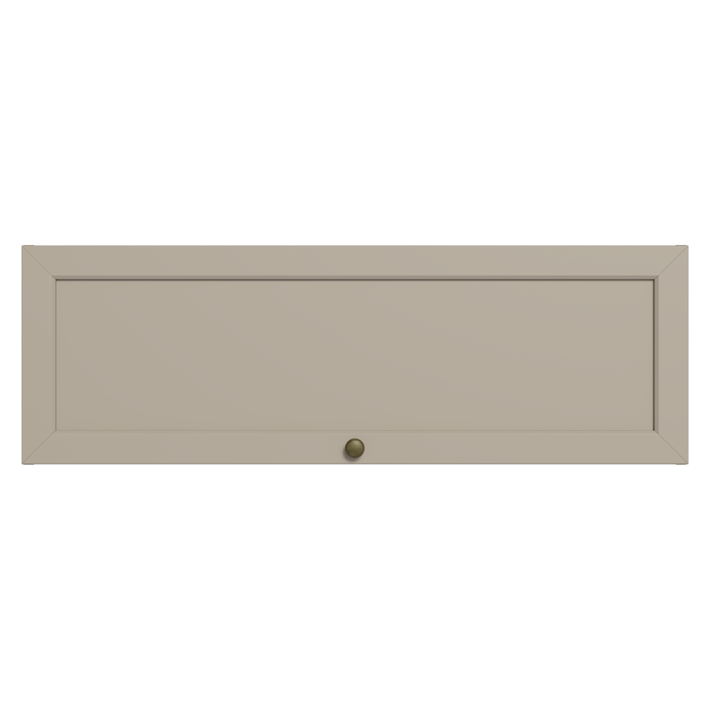 Armário Aéreo 100 cm 1 Porta Basculante Rustic/Crema Vik Madesa