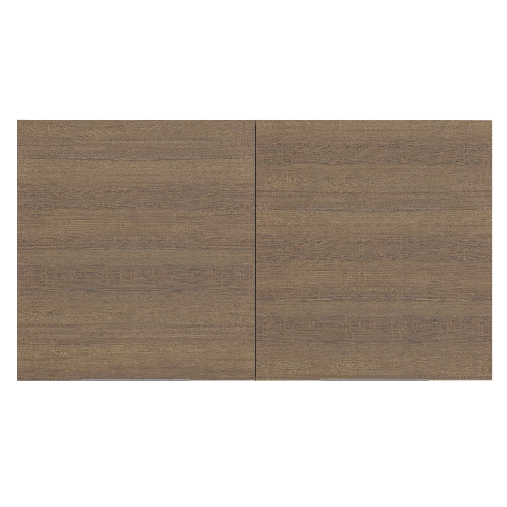 Armário Aéreo Madesa Stella 120 cm 2 Portas Rustic