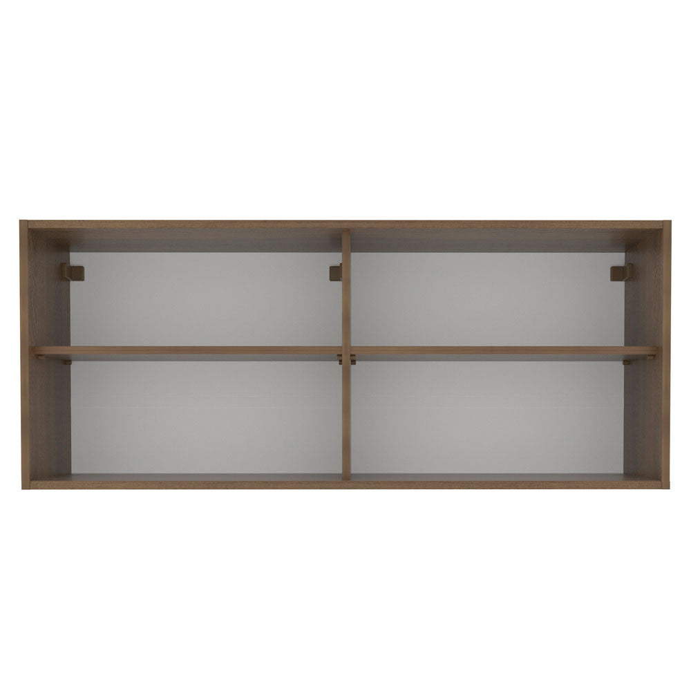 Armário Aéreo Madesa 2 Portas de Correr de Vidro para Cozinhas Glamy, Lux e Reims Rustic