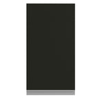 Armário Aéreo Madesa Glamy 35 cm 1 Porta Branco/Preto
