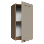 Armário Aéreo 35 cm 1 Porta Rustic/Crema Vik Madesa