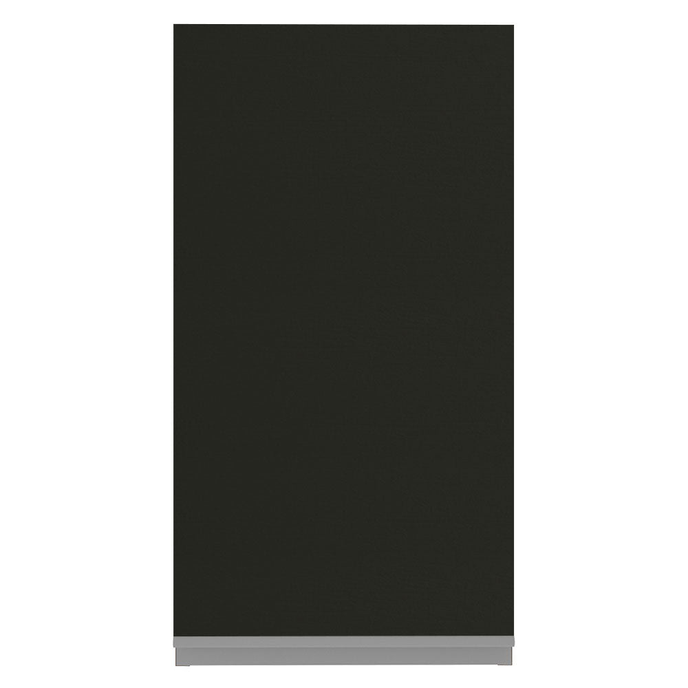 Armário Aéreo Madesa Glamy 35 cm 1 Porta Rustic/Preto