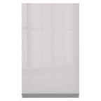 Armário Aéreo Madesa Acordes 100% MDF 40 cm 1 Porta Branco Brilho