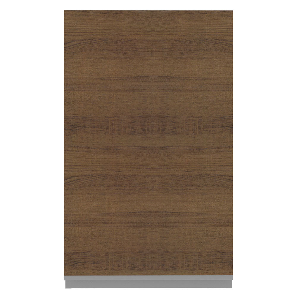 Armário Aéreo Madesa Acordes 100% MDF 40 cm 1 Porta Branco/Rustic