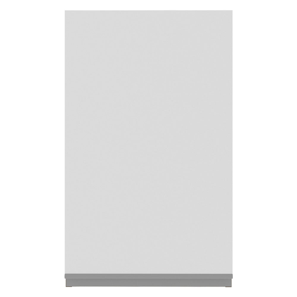 Armário Aéreo Madesa Glamy 40 cm 1 Porta Rustic/Branco