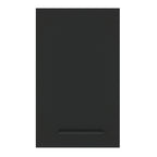 Armário Aéreo Madesa Agata 40 cm 1 Porta Branco/Preto