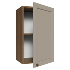 Armário Aéreo 40 cm 1 Porta Rustic/Crema Vik Madesa