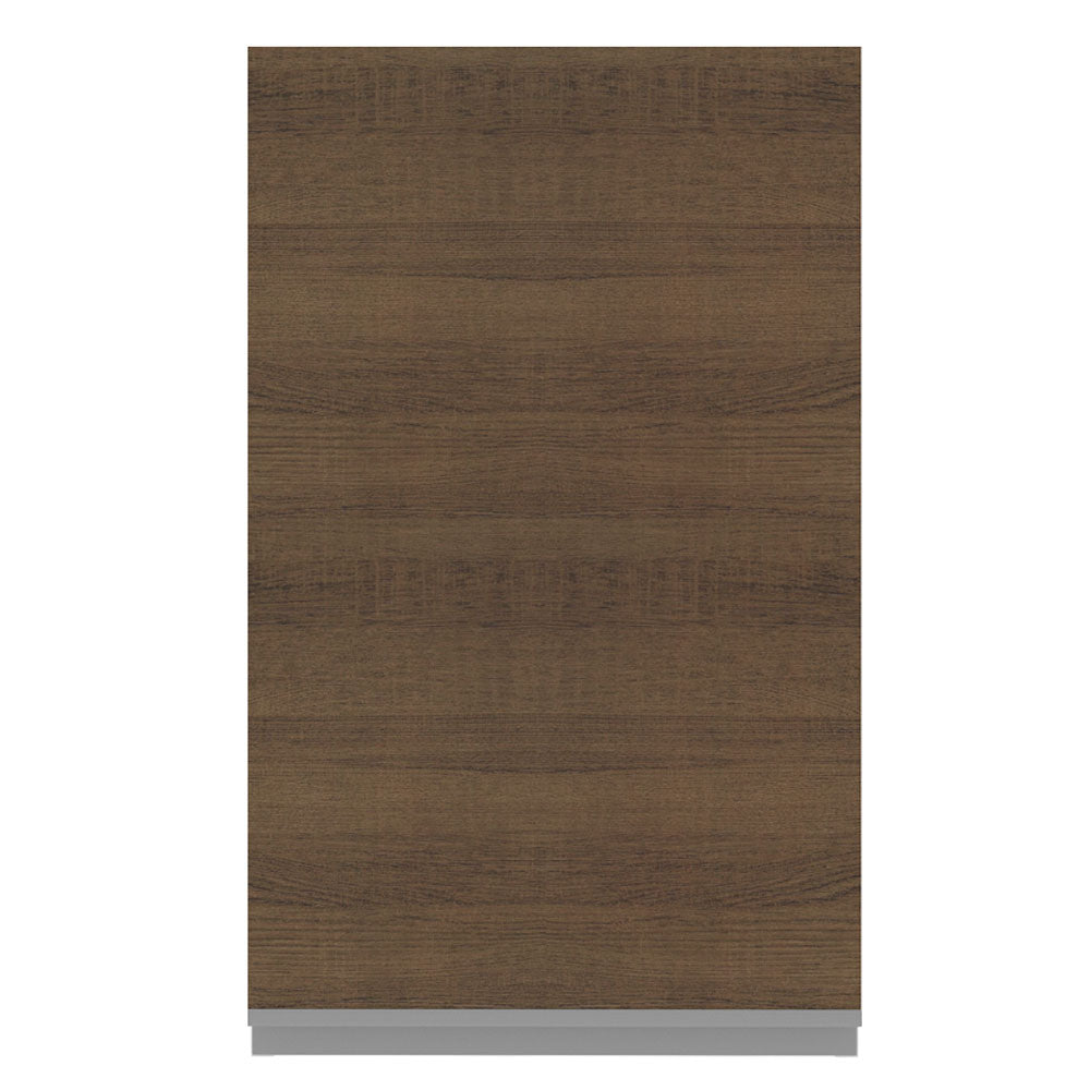 Armário Aéreo Madesa Glamy 40 cm 1 Porta Branco/Rustic