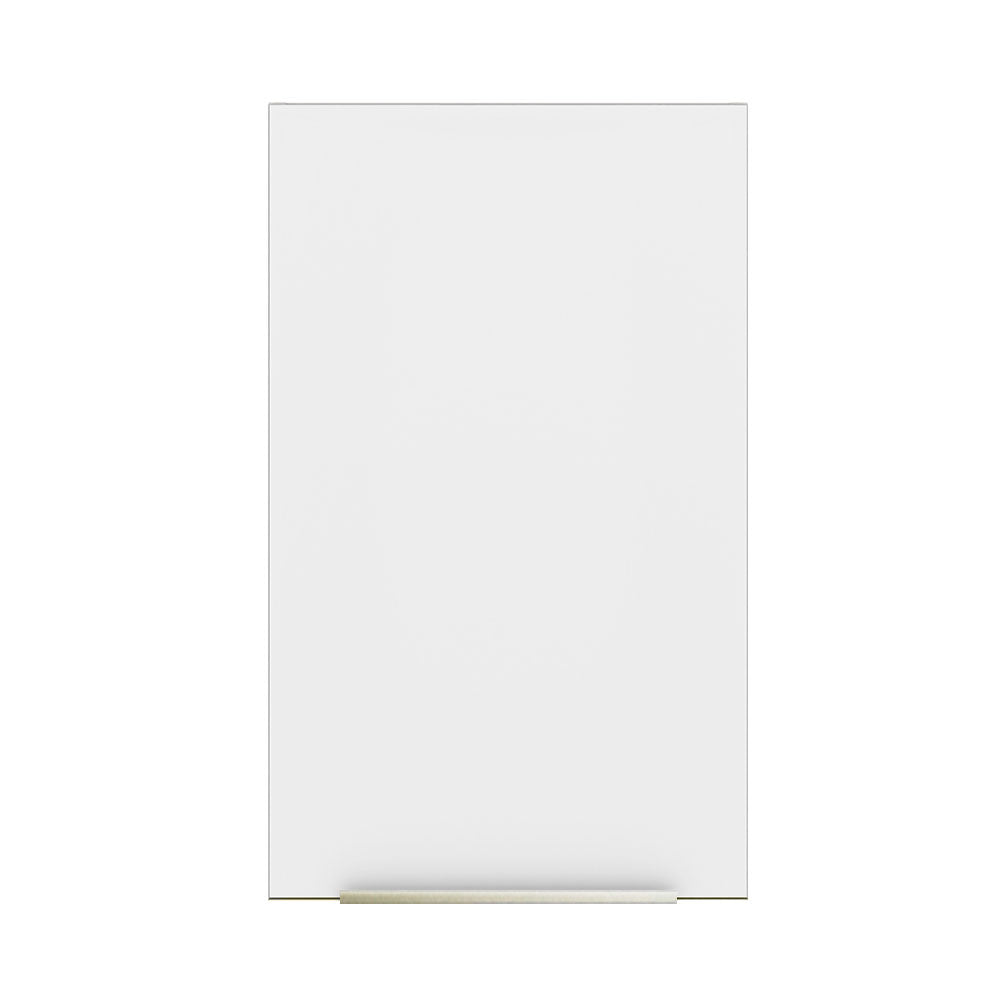 Armário Aéreo Madesa Lux 40 cm 1 Porta Branco/Branco Veludo