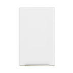 Armário Aéreo Madesa Lux 40 cm 1 Porta Branco/Branco Veludo