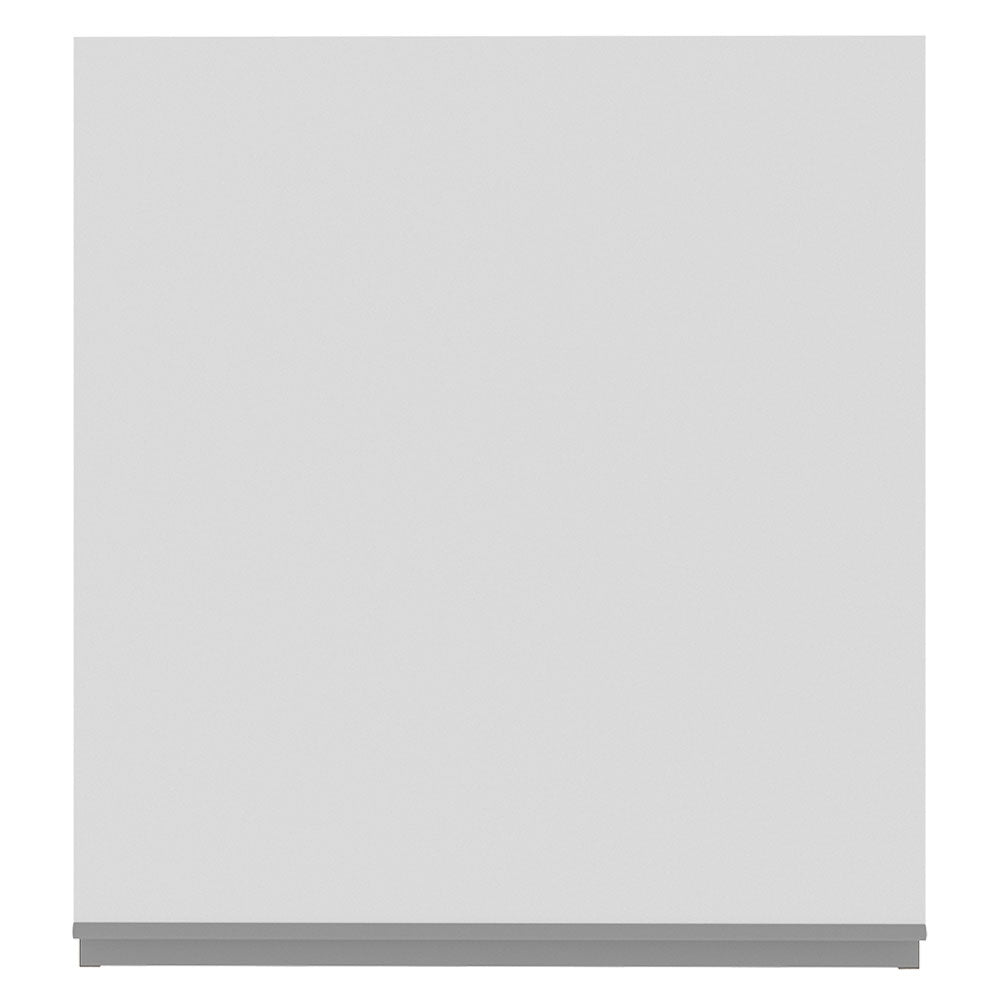 Armário Aéreo Madesa Glamy 60 cm 1 Porta Rustic/Branco
