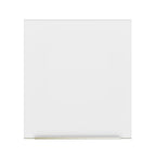 Armário Aéreo Madesa Lux 60 cm 1 Porta Branco/Branco Veludo