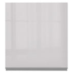 Armário Aéreo Madesa Acordes 100% MDF 60 cm 1 Porta Branco Brilho