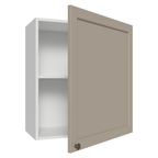 Armário Aéreo 60 cm 1 Porta Branco/Crema Vik Madesa