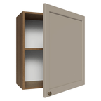 Armário Aéreo 60 cm 1 Porta Rustic/Crema Vik Madesa