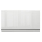 Armário Aéreo Madesa Acordes 100% MDF 60 cm 1 Porta Basculante Branco Brilho