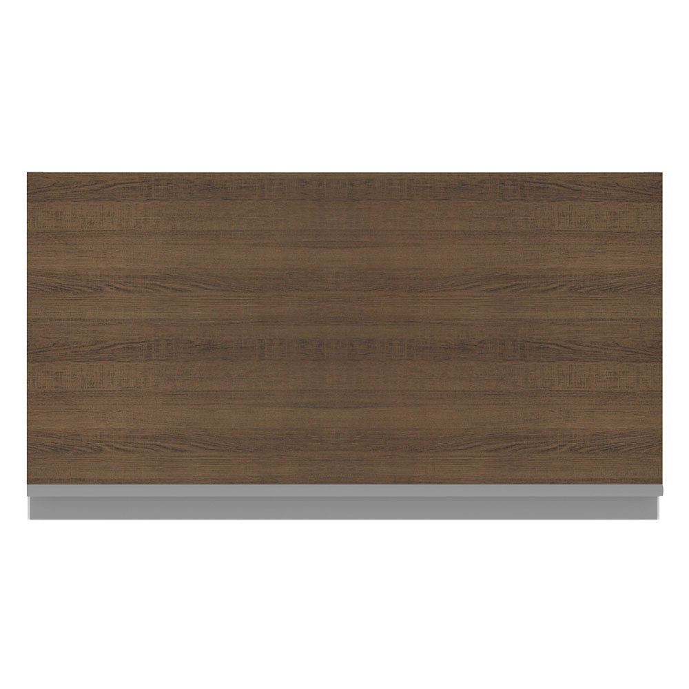 Armário Aéreo Madesa Glamy 60 cm 1 Porta Basculante Branco/Rustic