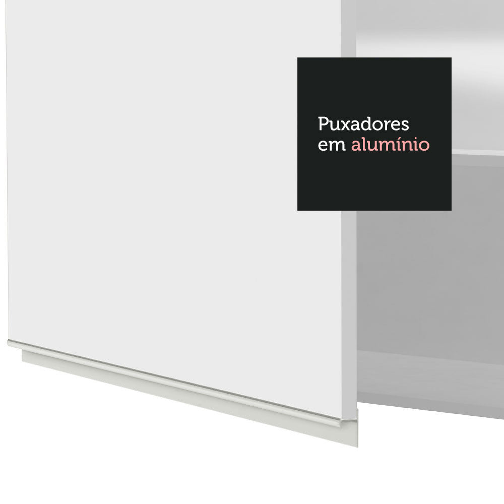 Armário Aéreo 70 cm 2 Portas Branco Glamy Madesa