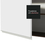 Armário Aéreo 70 cm 2 Portas Rustic/Branco Glamy Madesa