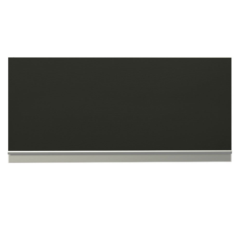Armário Aéreo de Cozinha Madesa Glamy 70 cm 1 Porta Basculante Branco/Preto