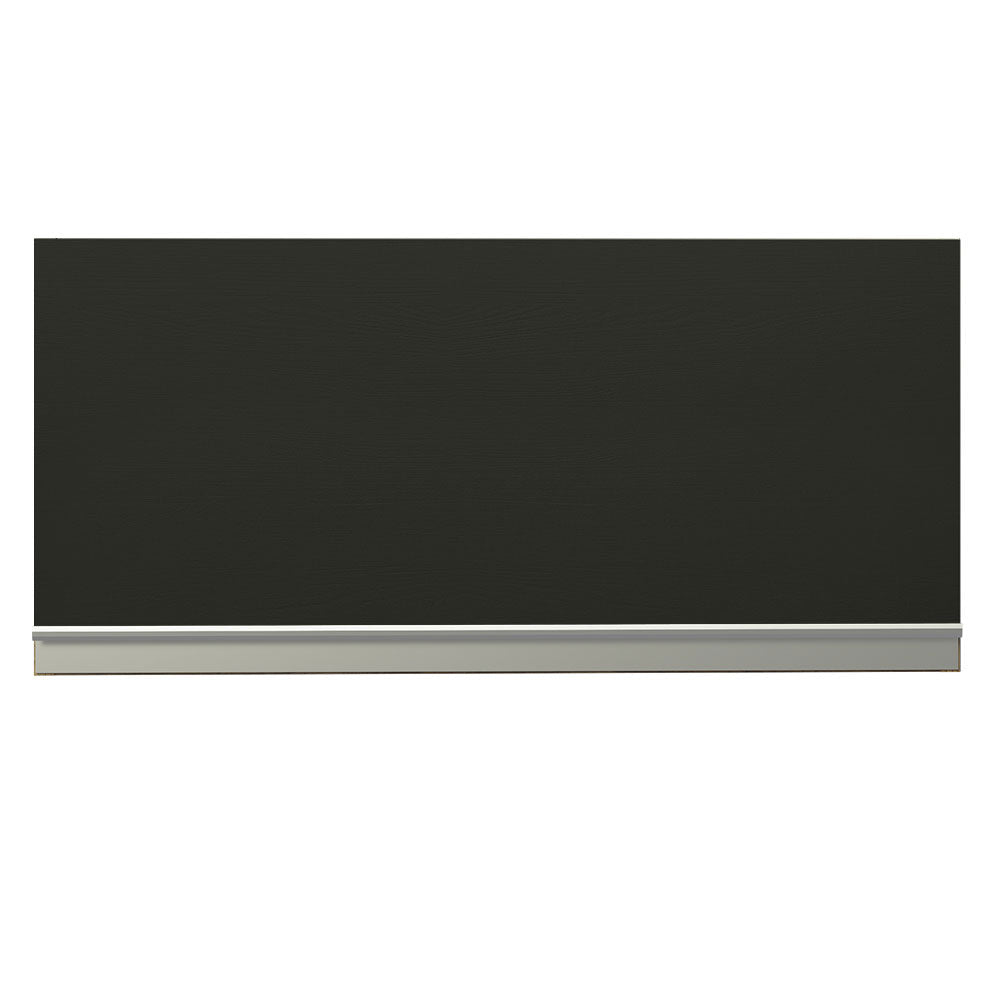 Armário Aéreo de Cozinha Madesa Glamy 70 cm 1 Porta Basculante Rustic/Preto