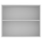 Armário Aéreo Madesa Glamy 80 cm 2 Portas Branco