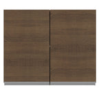 Armário Aéreo Madesa Glamy 80 cm 2 Portas Rustic